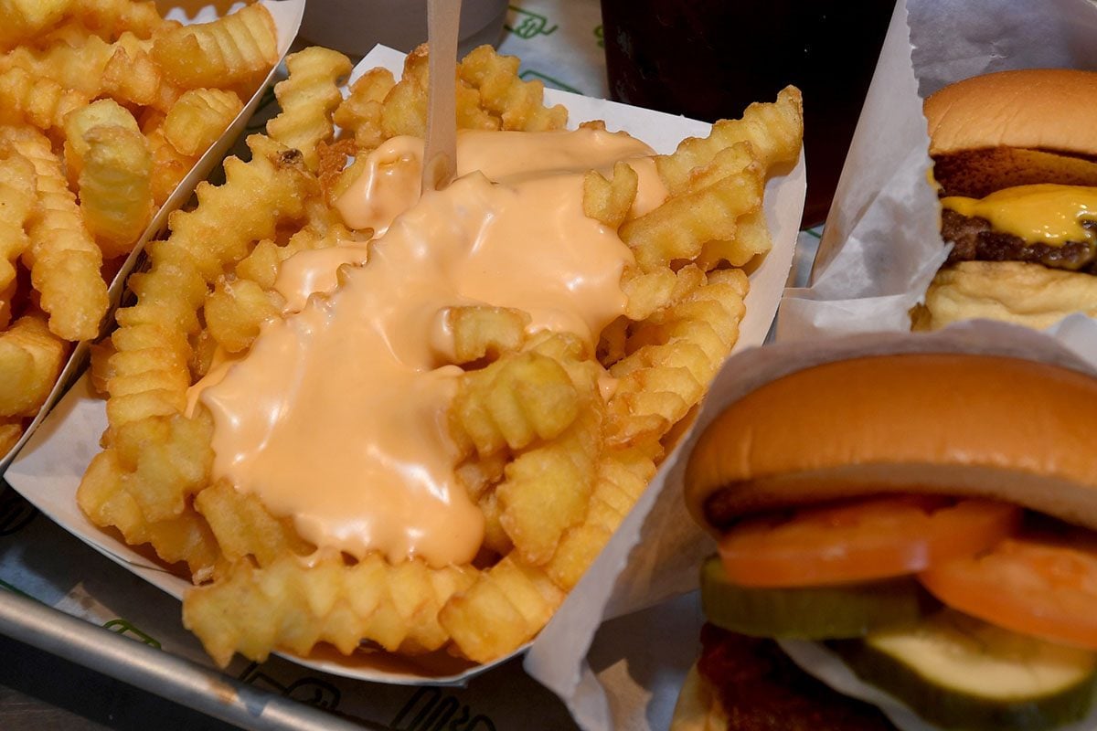 Cheese-Shaked Friench Fries at Hoa Phuong Do