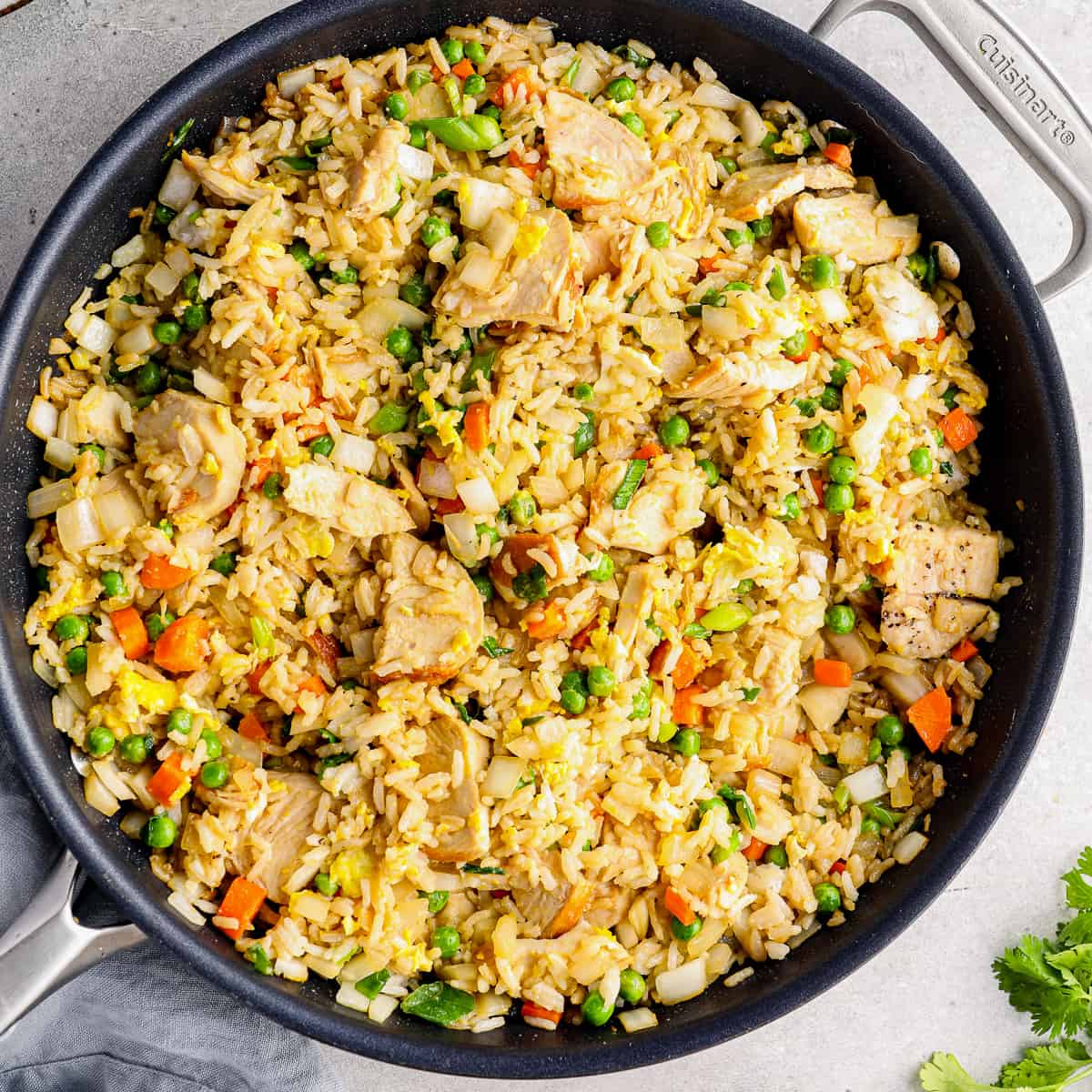 Fried Chicken Rice * Salad (Cơm Gà Xối Mỡ) at Hoa Phuong Do