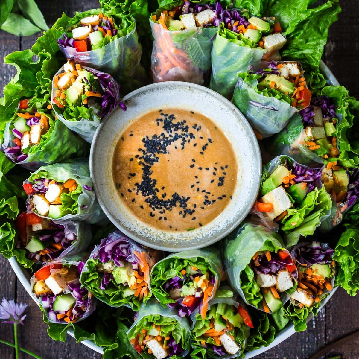 Spring Rolls Veggie 3pcs at Hoa Phuong Do