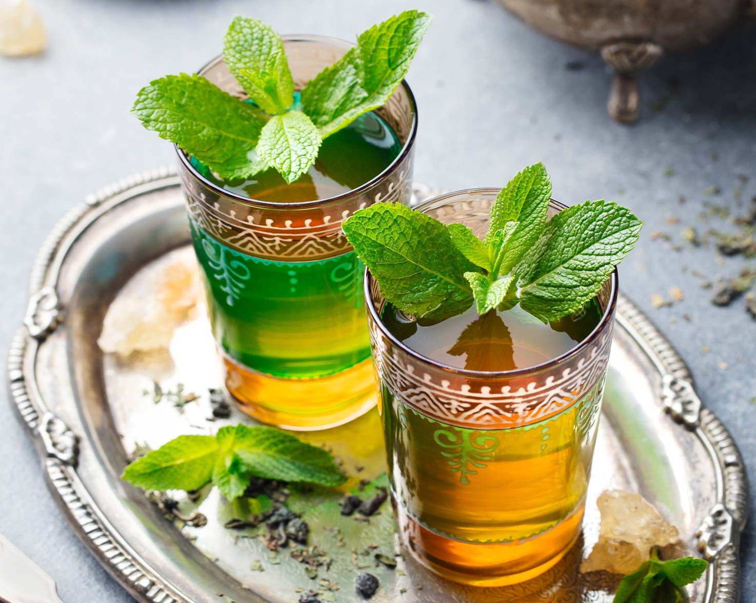 Mint tea at Hoa Phuong Do